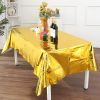 12 Pack Tablecloth Plastic Party Table Cloth