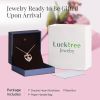 18K Rose Gold Necklaces for Women Birthday
