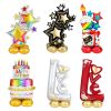 Standing Happy Birthday Foil Valentine Day Balloons