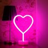Neon Heart Light LED Neon Signs Night Light Room Decor