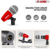5 CORE Professional Drum Mic Kit 9 Piece