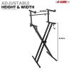5 Core 2 Tier Keyboard Stand Double X Style Adjustable