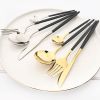 Household 24Pcs Dinnerware Set Stainless Steel Tableware