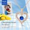 18K Rose Gold Necklaces for Women Birthday