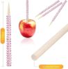 32 PCS Bling Candy Apple Bamboo Sticks