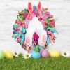 Easter Rabbit Wreath Colorful  Rabbit Garlands Door Oranment