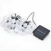 39ft 100 Big Bulb Solar Crystal Ball; Bubble Light String