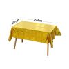 12 Pack Tablecloth Plastic Party Table Cloth